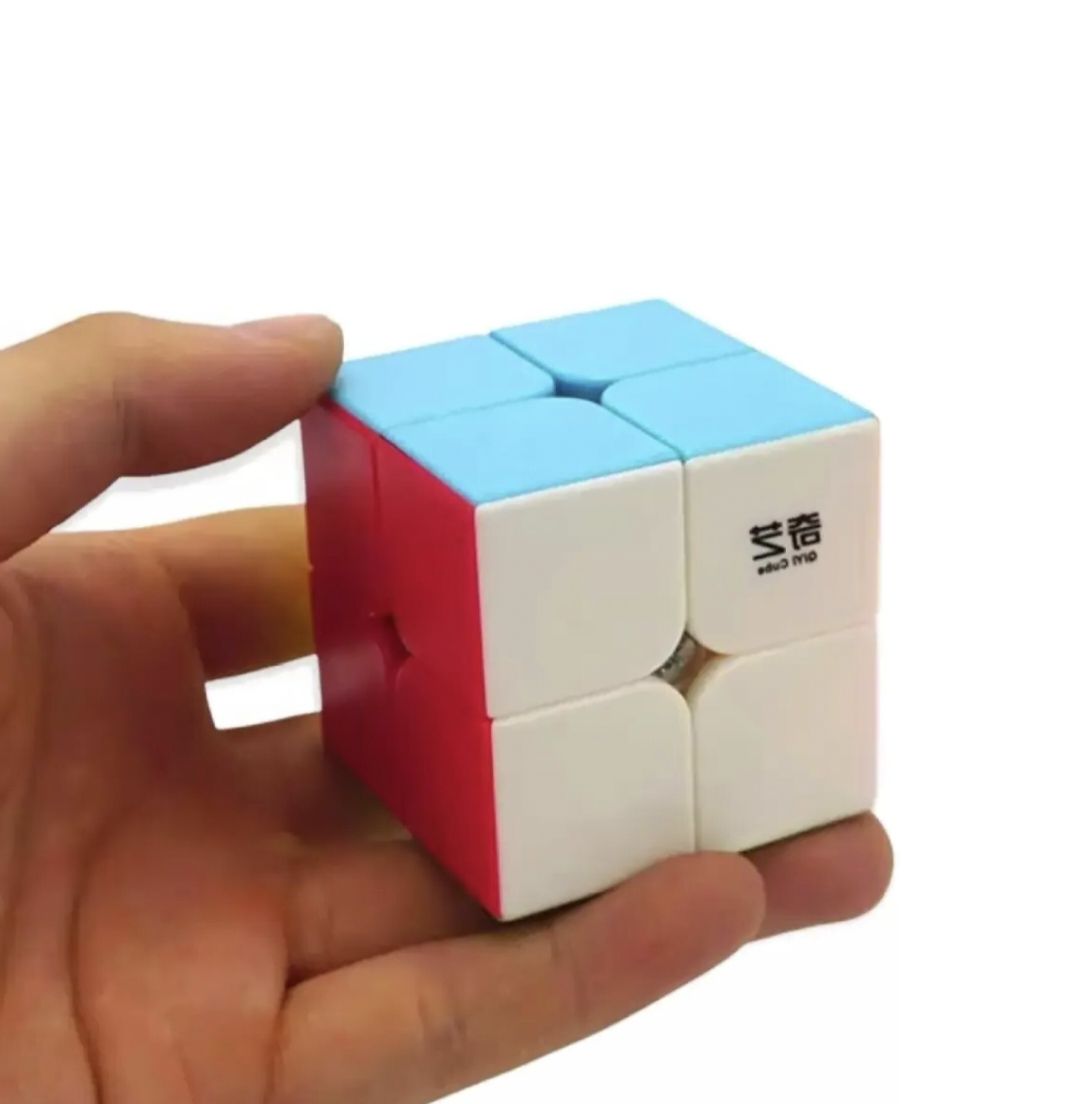 Original Rubik's Cube 2x2 Stickerless - High-Quality Fast Speedy Magic Puzzle Cube