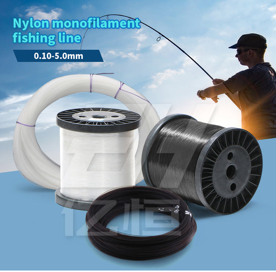 Monofilament Fishing Line 23 LBS Invisible Thin Diameter 0.50 Monofilament Fishing Line Fishing Wire String, Clear