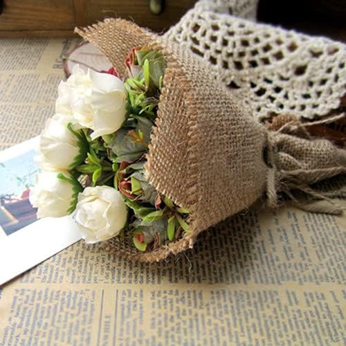 Jute Burlap Fabric / Cloth For Decorations, Crafts, Home, Weddings, Table Linens, Landscaping, Plants & Tree Covering