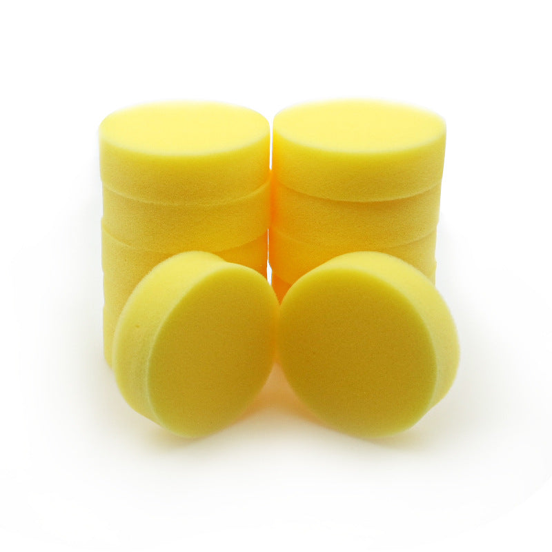 12 Pcs Yellow Round Sponges for Art & Crafts and Face Painting