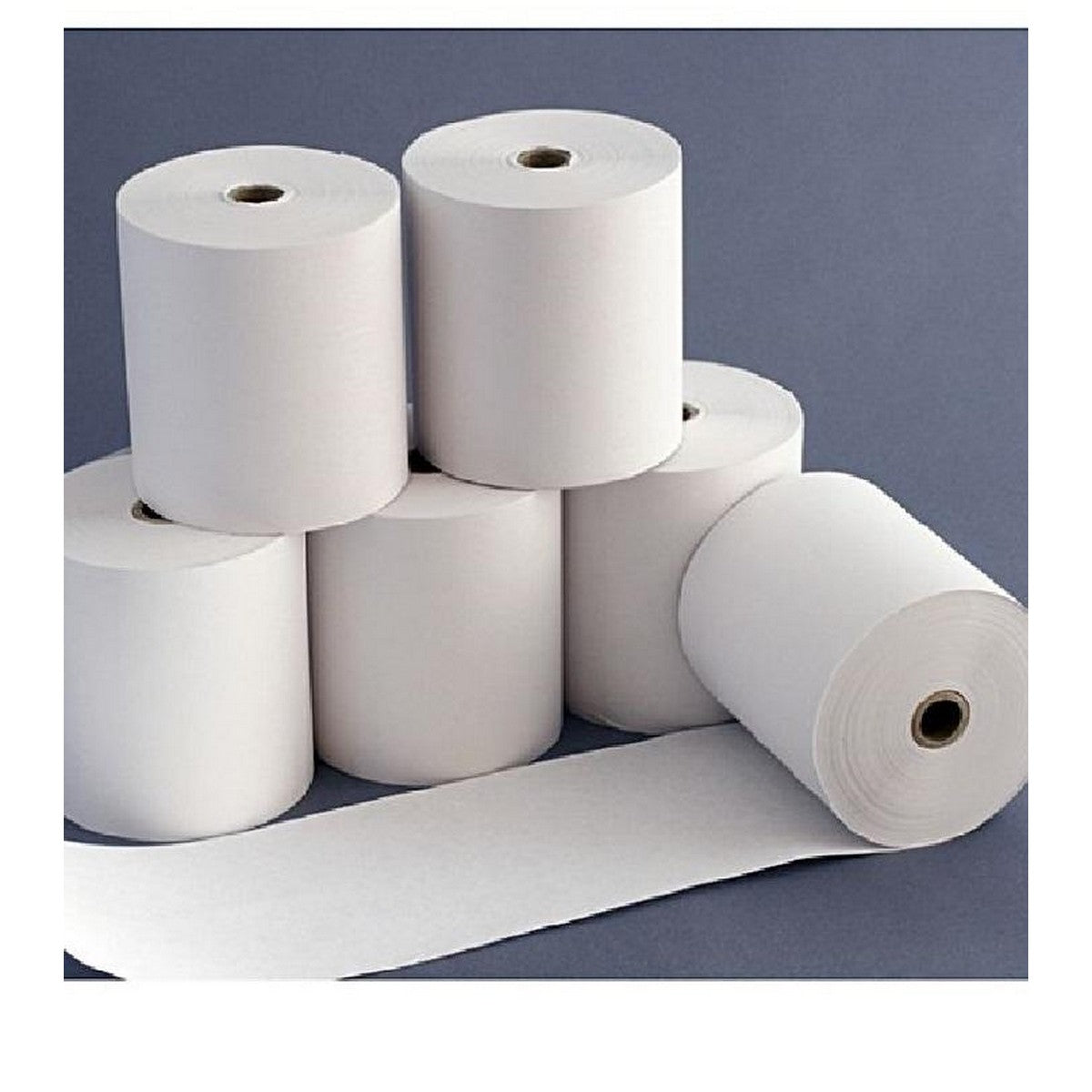 Pack of 6 - POS Thermal Printer Roll 57mm x 20 meter - White