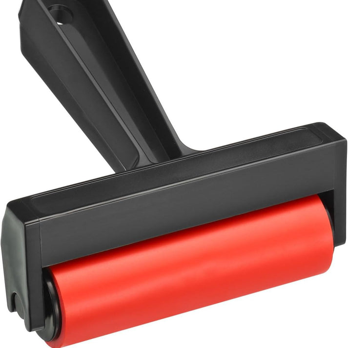 Rubber Roller Brayer - Anti-Skid Roller for Printing, Crafting, Stamping