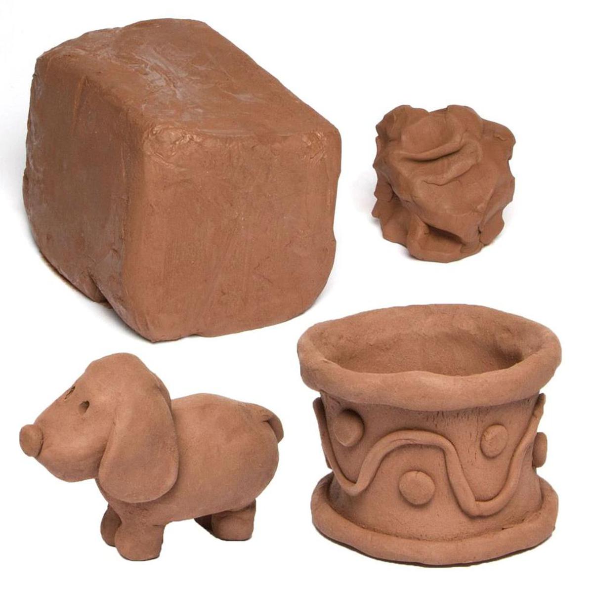 Chikni Mitti Modeling Refined Clay for Sculptures - 1kg (Made in Pakistan)