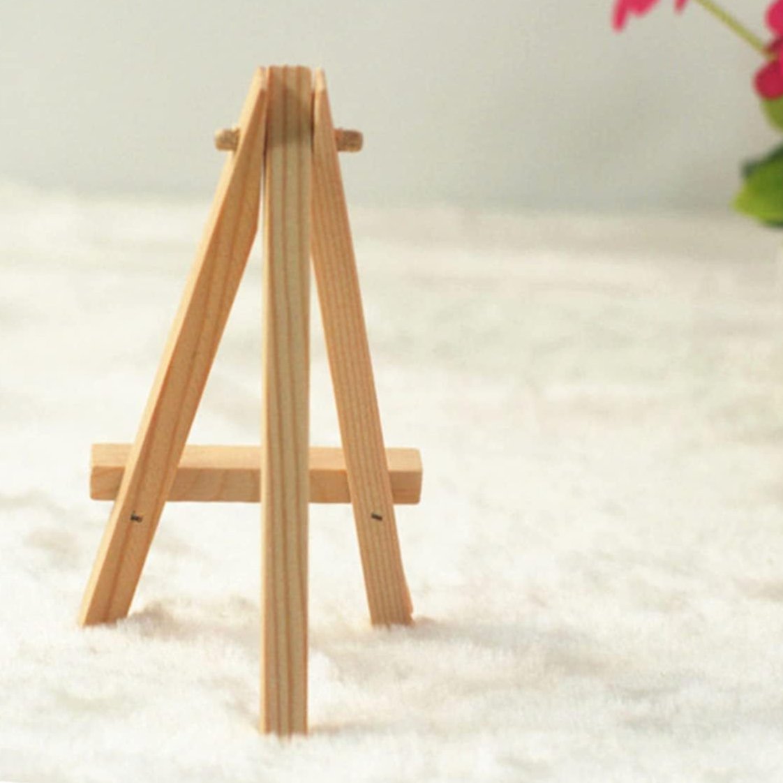 Mini Wooden Tripod Easel 4/6/12/14 Inches – A - Frame for Art, Craft, Photos, Business Cards