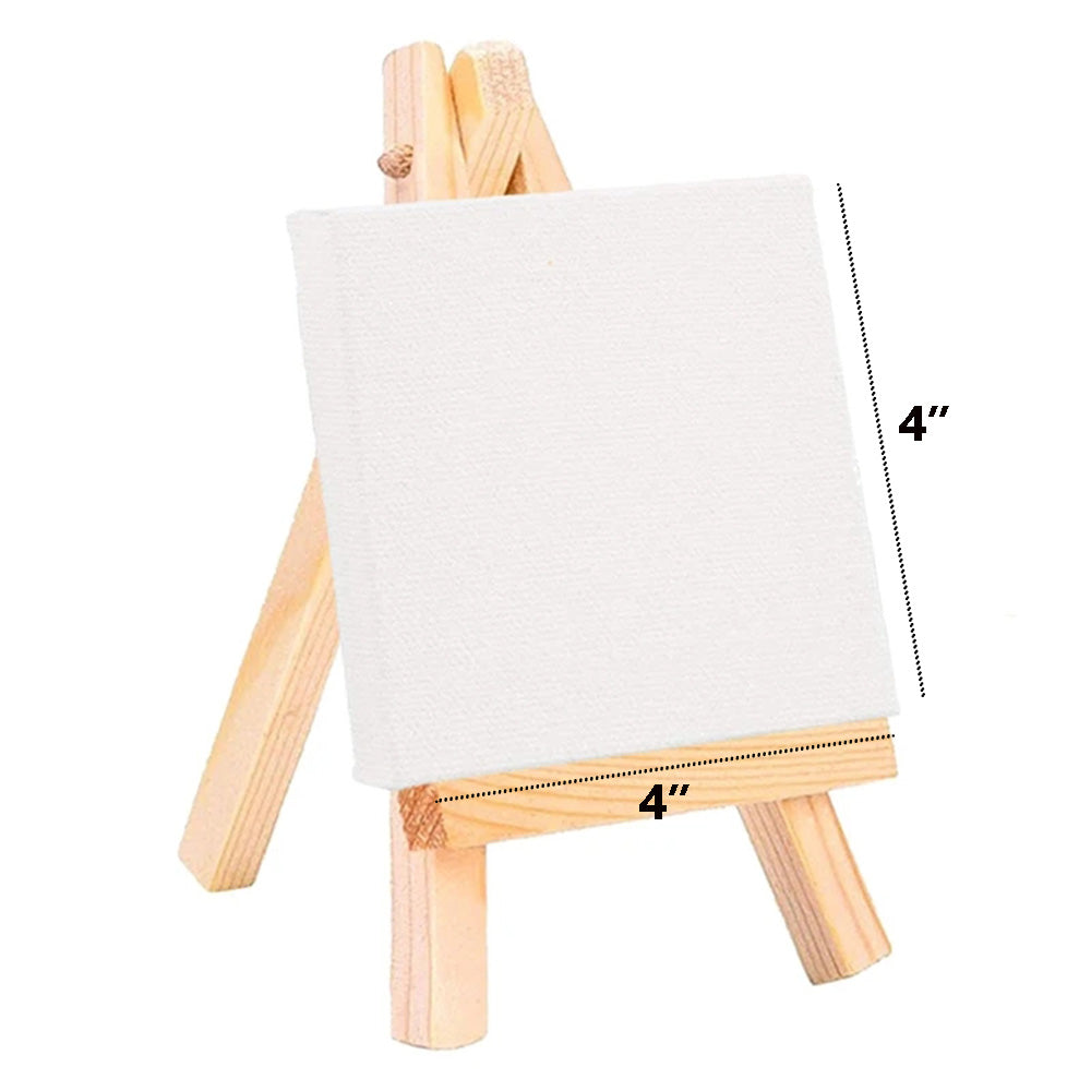 Mini Wooden Tripod Easel 4/6/12/14 Inches – A - Frame for Art, Craft, Photos, Business Cards