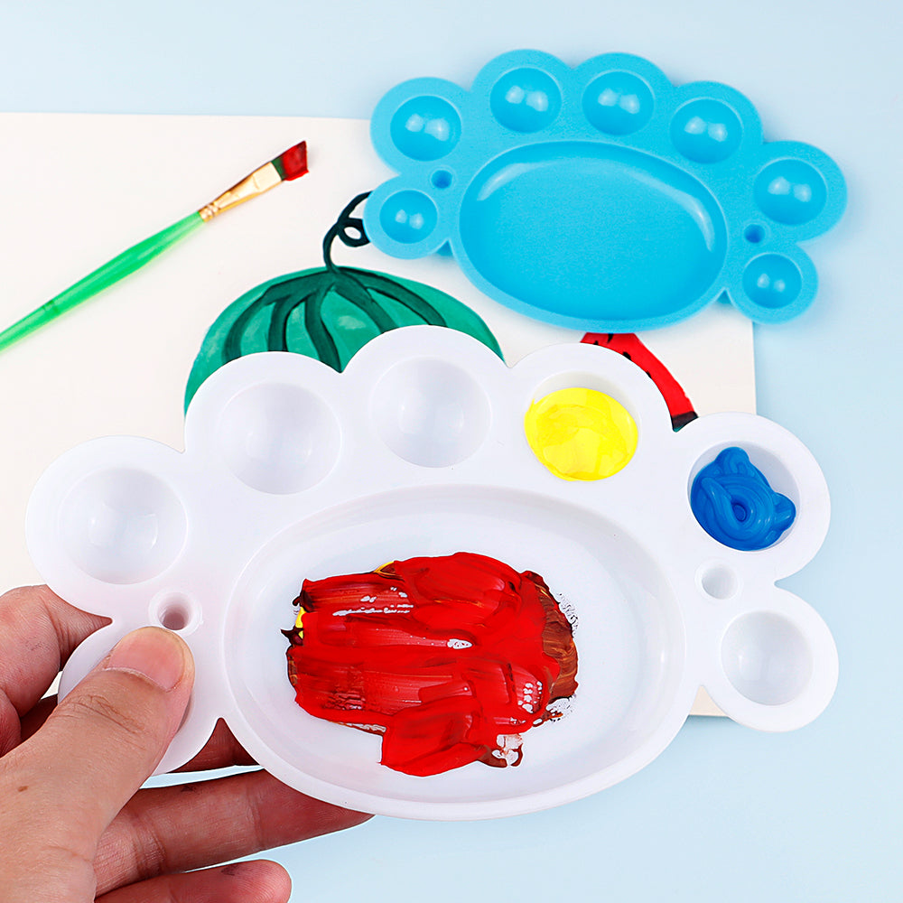 Color Mixing Palette / Tray Plastic - Small Size With 8 Wells