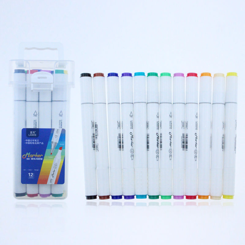 Keep Smiling Sketch Markers: Dual-Tipped Alcohol Ink Markers for Stunning Artwork