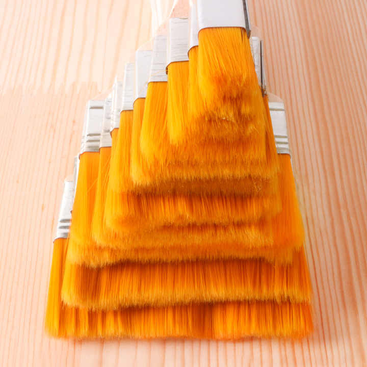 12 Different Nylon Gesso Brushes for Artists - Versatile Painting Tools