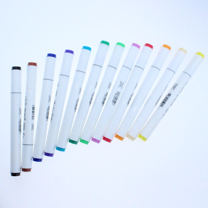 Keep Smiling Sketch Markers: Dual-Tipped Alcohol Ink Markers for Stunning Artwork