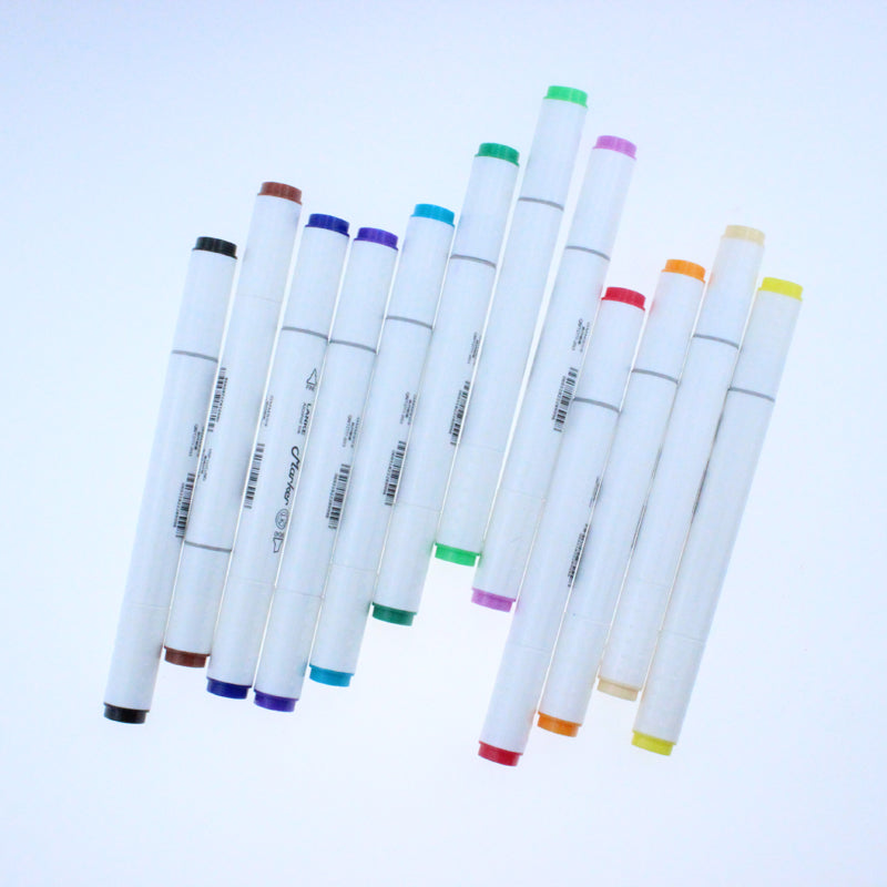 Keep Smiling Sketch Markers: Dual-Tipped Alcohol Ink Markers for Stunning Artwork