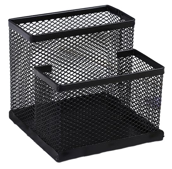 Metal Pen Holder Multifunctional – Wrought Iron Pen Container for Organizing Pens, Cards & More