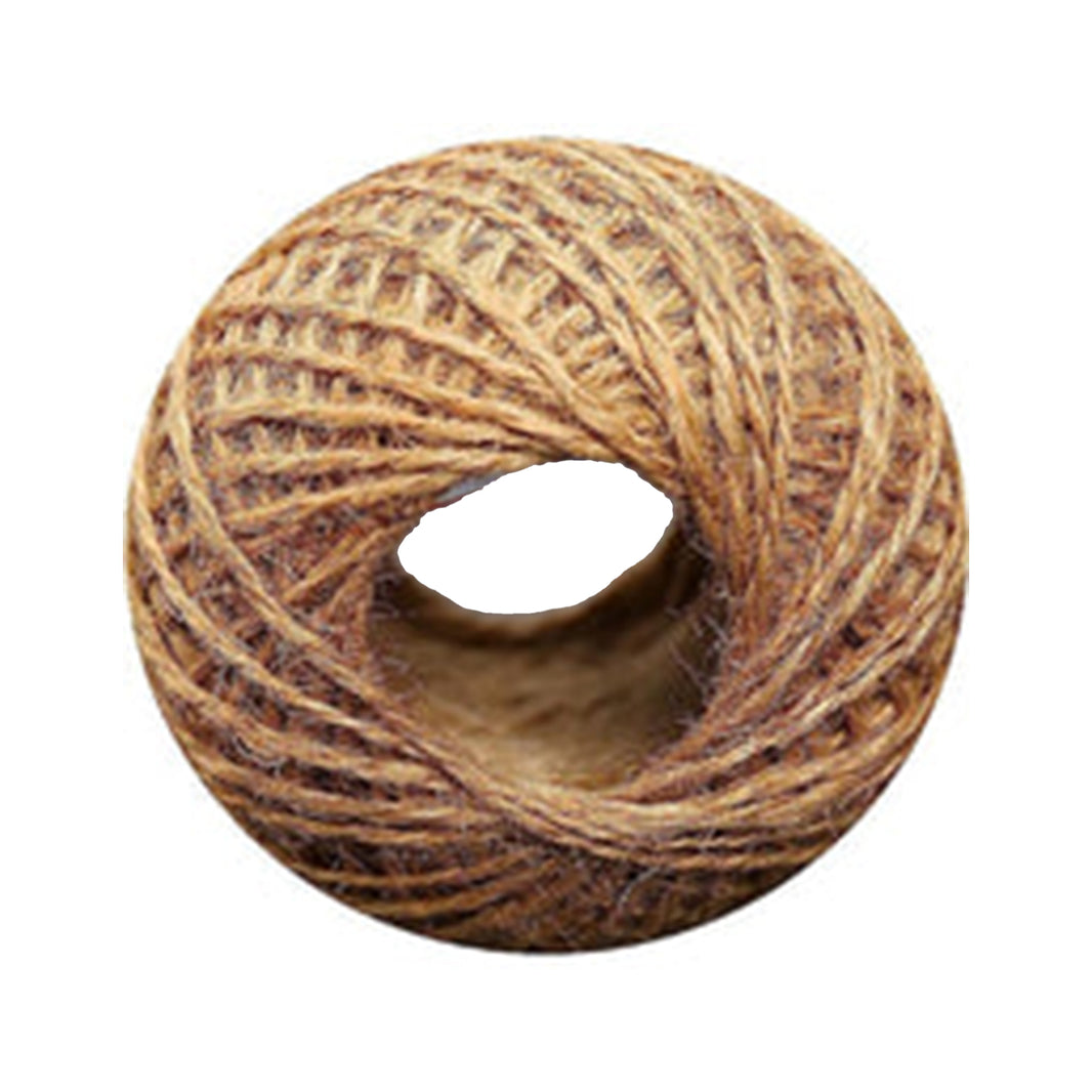 Thin Jute Rope – Simple Brown Jute Thread for Crafting & DIY Projects