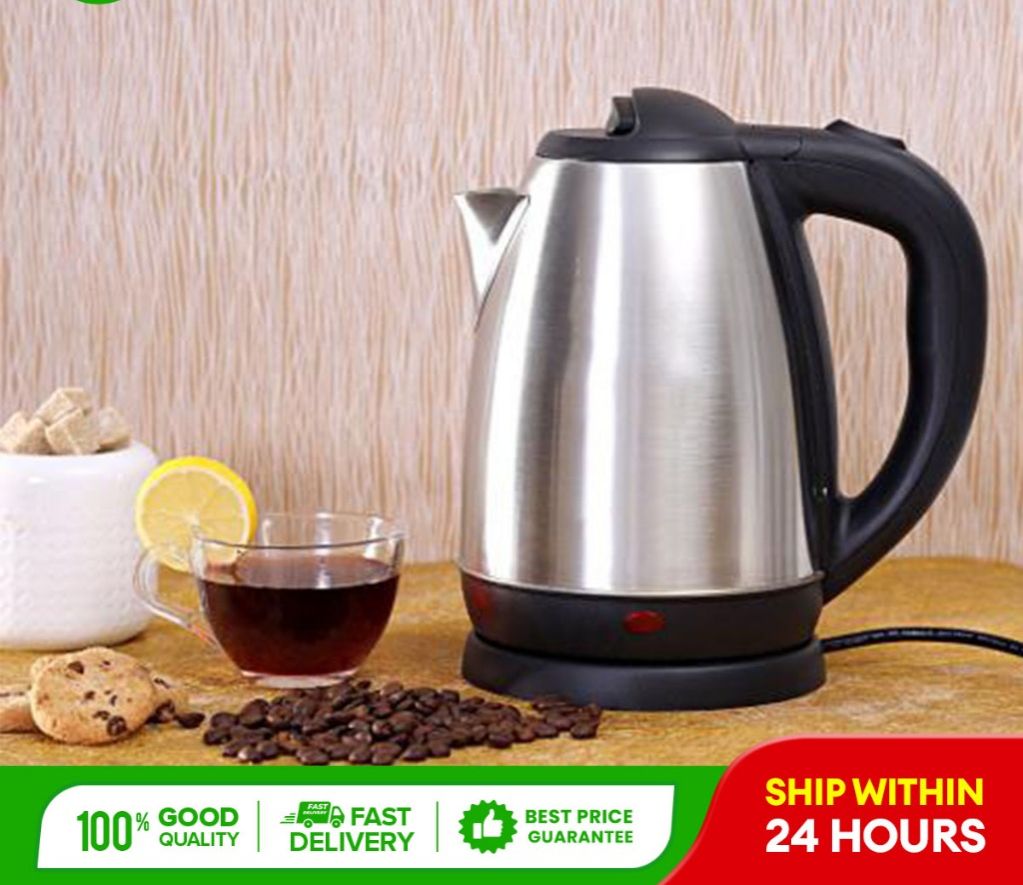 2L Electric Kettle water Fast Boiling Auto Shut-Off , Stainless Steel Aesthetic LED Light Capacity 2LTR  And Safety Features