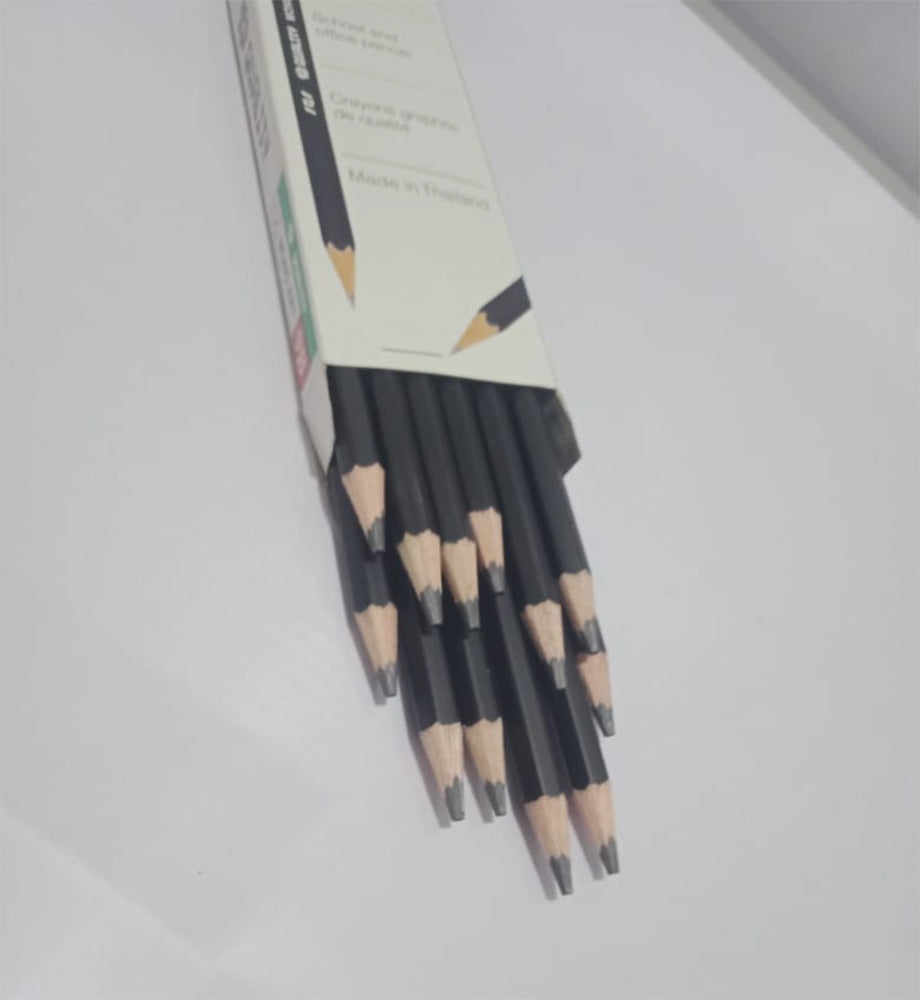 Pack of 12 Mono Art Sketch Pencils – 9B Soft Lead