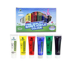 Marie's Acrylic Paint Set - Pack of 6 Waterproof Colors