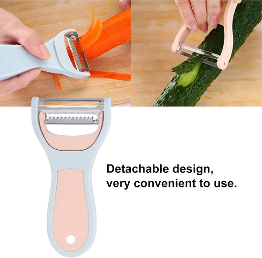 2 in 1 Vegetable Peeler - Multi - Functional Food Peeler for Salad & Carrot Peeling