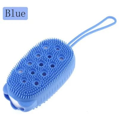 Silicon Body Bath Brush - Exfoliating Scrubber for Gentle Cleansing